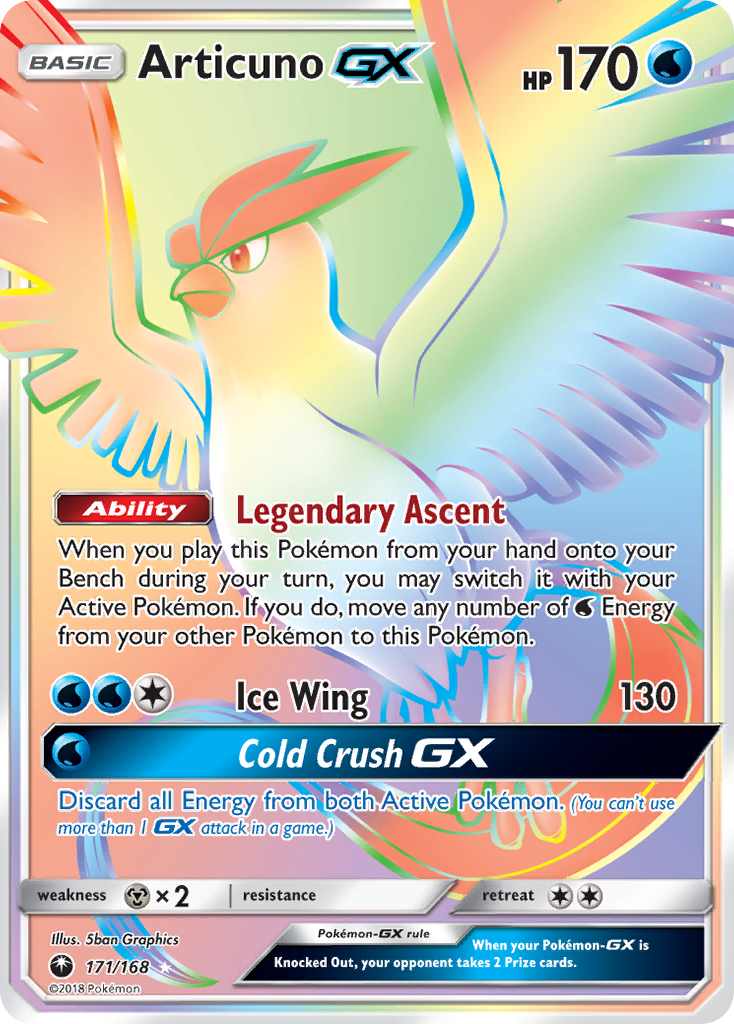 Articuno GX (171/168) [Sun & Moon: Celestial Storm] | Fandemonia Ltd