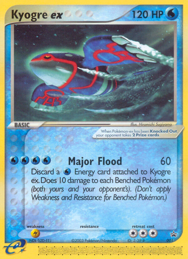 Kyogre ex (001) [Nintendo: Black Star Promos] | Fandemonia Ltd