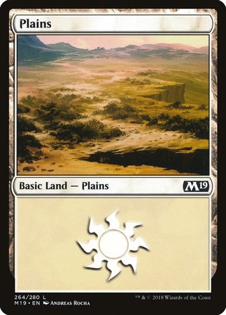 Plains (264) [Core Set 2019] | Fandemonia Ltd