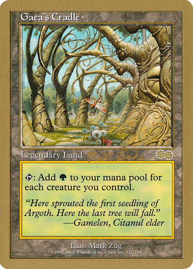 Gaea's Cradle (Matt Linde) [World Championship Decks 1999] | Fandemonia Ltd