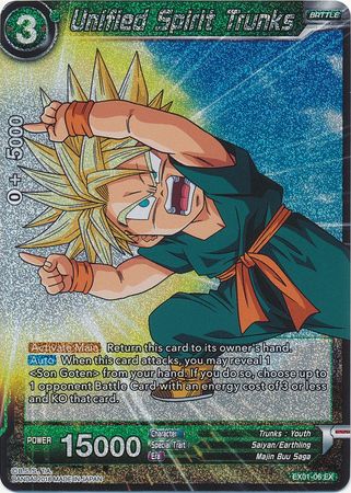 Unified Spirit Trunks (Foil) (EX01-06) [Mighty Heroes] | Fandemonia Ltd