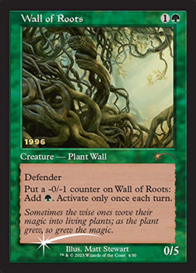 Wall of Roots [30th Anniversary Promos] | Fandemonia Ltd