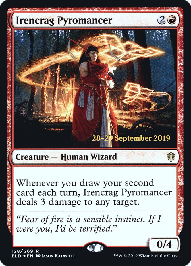 Irencrag Pyromancer  [Throne of Eldraine Prerelease Promos] | Fandemonia Ltd