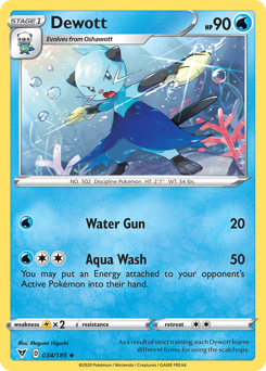 Dewott (034/185) [Sword & Shield: Vivid Voltage] | Fandemonia Ltd