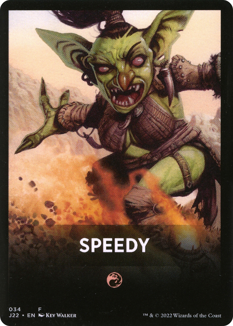 Speedy Theme Card [Jumpstart 2022 Front Cards] | Fandemonia Ltd