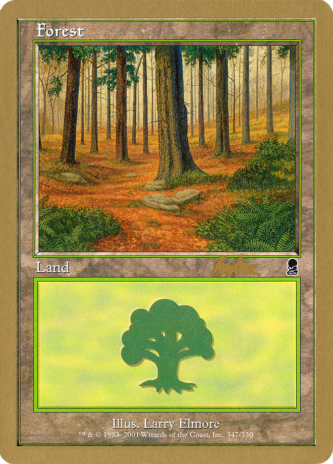 Forest (bk347) (Brian Kibler) [World Championship Decks 2002] | Fandemonia Ltd