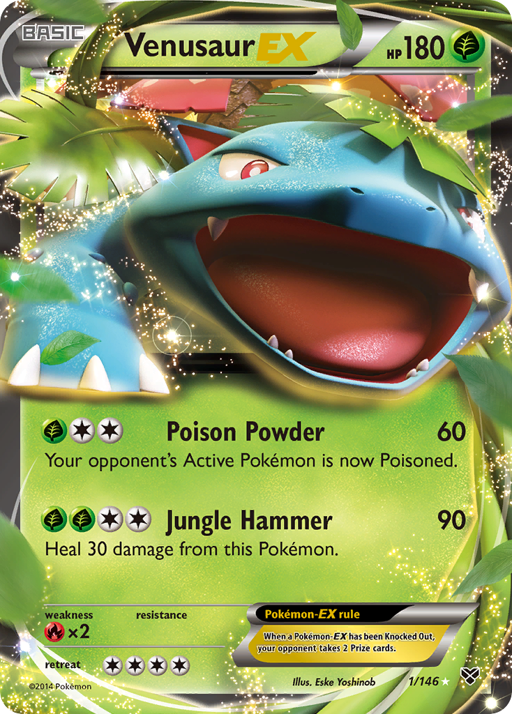 Venusaur EX (1/146) [XY: Base Set] | Fandemonia Ltd