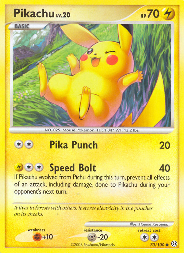 Pikachu (70/100) [Diamond & Pearl: Stormfront] | Fandemonia Ltd