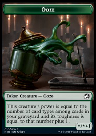 Ooze Token [Innistrad: Midnight Hunt Tokens] | Fandemonia Ltd