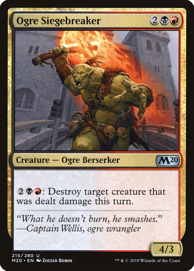 Ogre Siegebreaker [Core Set 2020] | Fandemonia Ltd