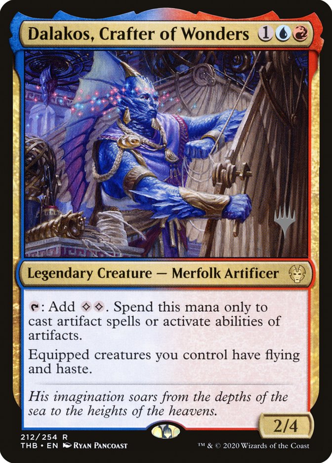 Dalakos, Crafter of Wonders (Promo Pack) [Theros Beyond Death Promos] | Fandemonia Ltd