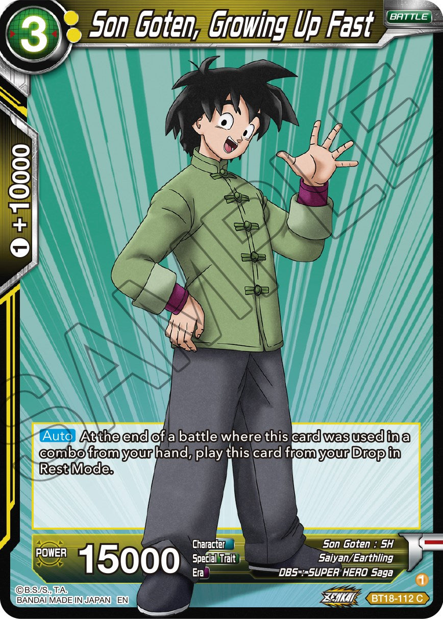 Son Goten, Growing Up Fast (BT18-112) [Dawn of the Z-Legends] | Fandemonia Ltd