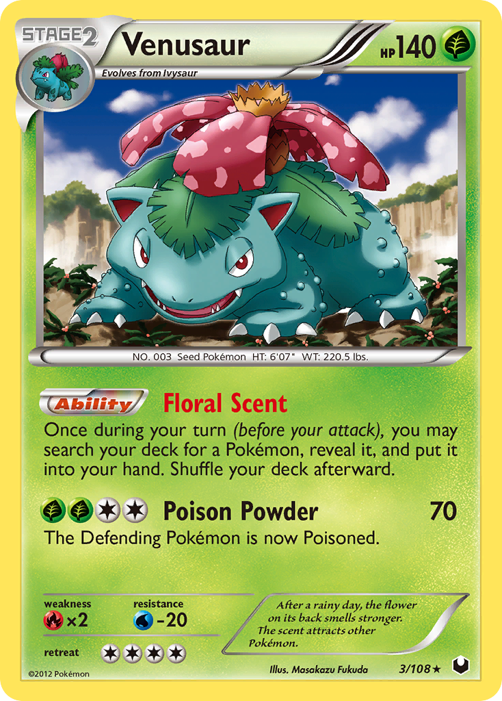 Venusaur (3/108) [Black & White: Dark Explorers] | Fandemonia Ltd