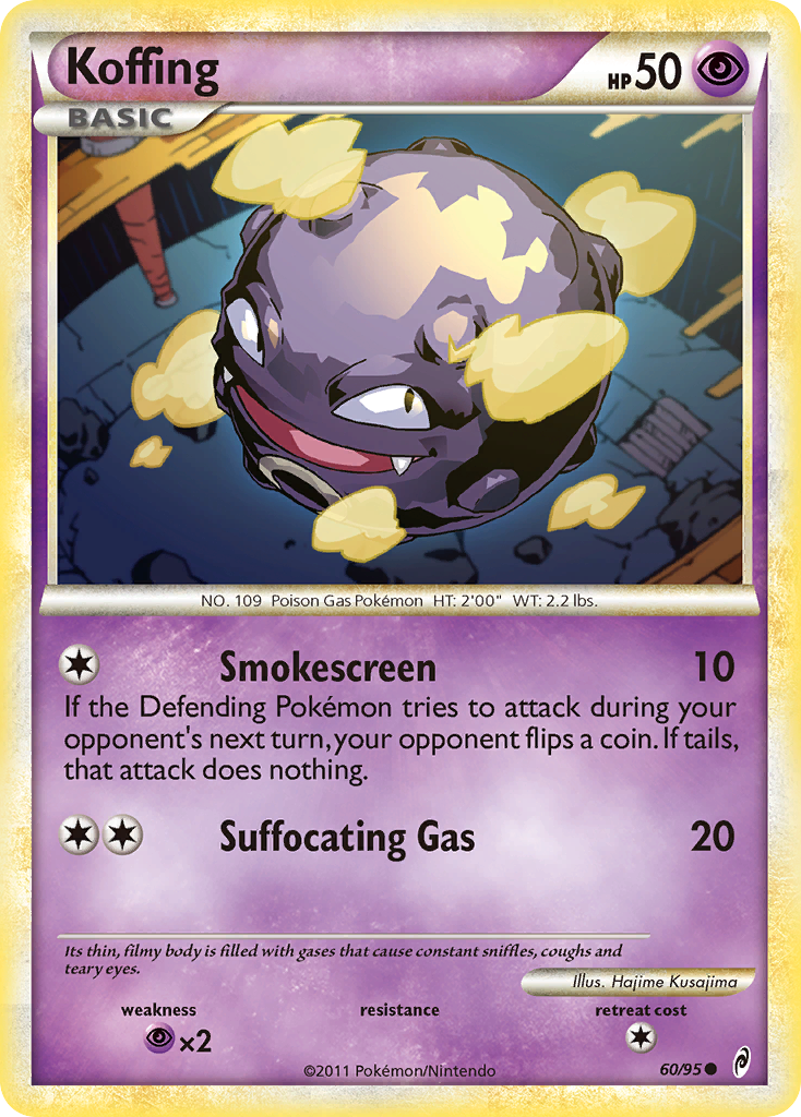 Koffing (60/95) [HeartGold & SoulSilver: Call of Legends] | Fandemonia Ltd