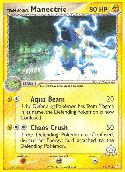 Team Aqua's Manectric (29/95) [EX: Team Magma vs Team Aqua] | Fandemonia Ltd