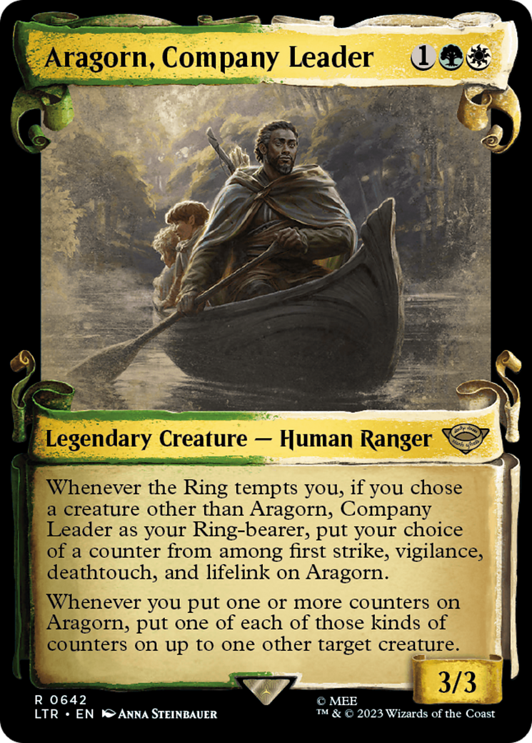 Aragorn, Company Leader [The Lord of the Rings: Tales of Middle-Earth Showcase Scrolls] | Fandemonia Ltd