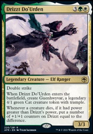 Drizzt Do'Urden (Promo Pack) [Dungeons & Dragons: Adventures in the Forgotten Realms Promos] | Fandemonia Ltd