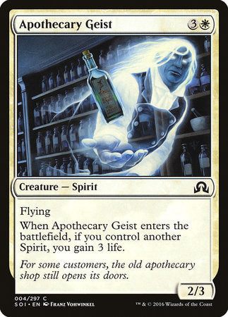 Apothecary Geist [Shadows over Innistrad] | Fandemonia Ltd