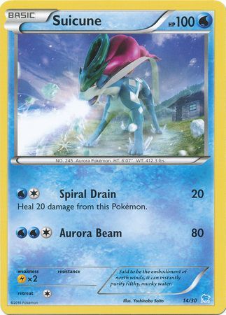 Suicune (14/30) [XY: Trainer Kit 3 - Suicune] | Fandemonia Ltd