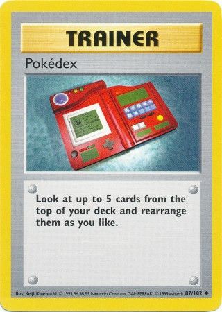 Pokedex (87/102) [Base Set Shadowless Unlimited] | Fandemonia Ltd