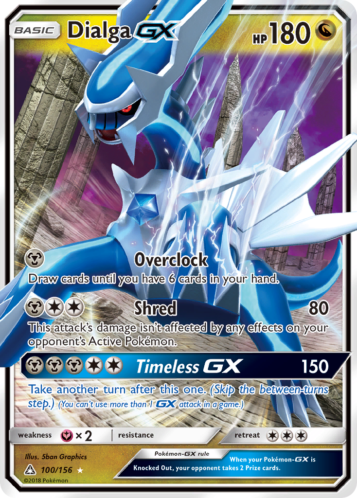 Dialga GX (100/156) [Sun & Moon: Ultra Prism] | Fandemonia Ltd