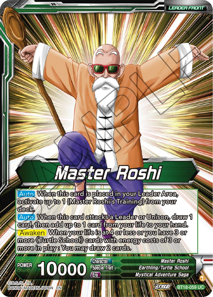 Master Roshi // Son Goku, Krillin, Yamcha, & Master Roshi, Reunited (BT18-059) [Dawn of the Z-Legends Prerelease Promos] | Fandemonia Ltd