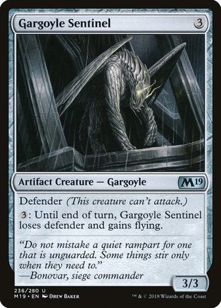 Gargoyle Sentinel [Core Set 2019] | Fandemonia Ltd