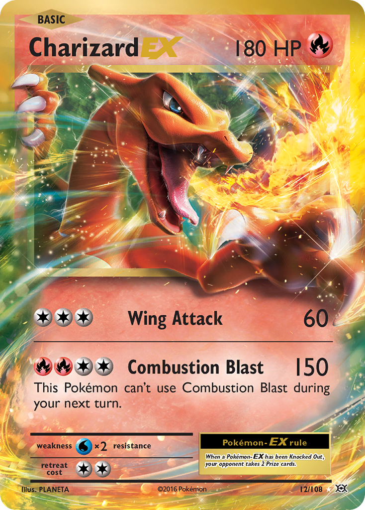 Charizard EX (12/108) [XY: Evolutions] | Fandemonia Ltd