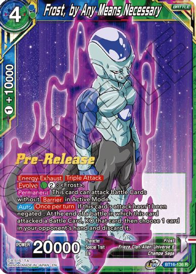 Frost, by Any Means Necessary (BT16-136) [Realm of the Gods Prerelease Promos] | Fandemonia Ltd