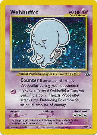 Wobbuffet (16/75) [Neo Discovery Unlimited] | Fandemonia Ltd