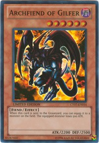 Archfiend of Gilfer [CT07-EN014] Super Rare | Fandemonia Ltd