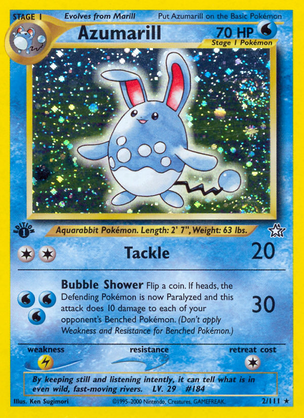 Azumarill (2/111) [Neo Genesis 1st Edition] | Fandemonia Ltd