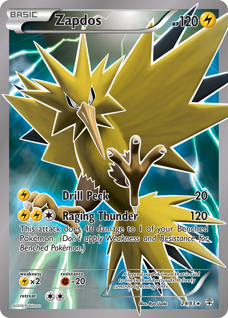 Zapdos (29/83) [XY: Generations] | Fandemonia Ltd