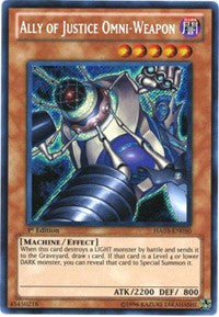 Ally of Justice Omni-Weapon [HA03-EN050] Secret Rare | Fandemonia Ltd