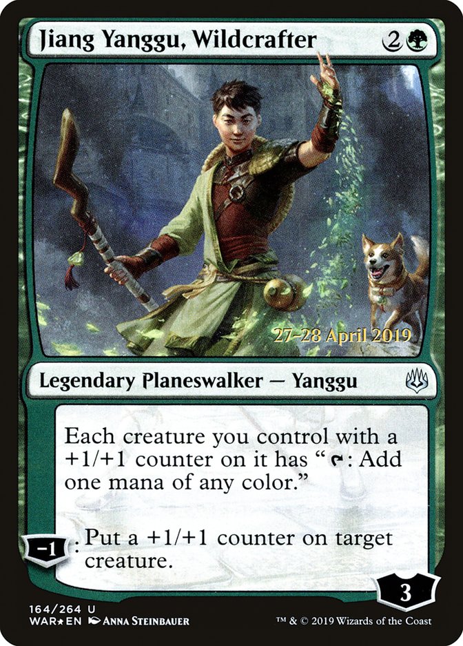 Jiang Yanggu, Wildcrafter  [War of the Spark Prerelease Promos] | Fandemonia Ltd