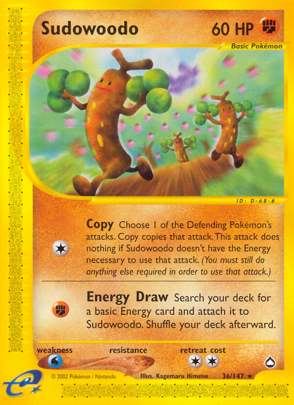 Sudowoodo (36/147) [Aquapolis] | Fandemonia Ltd