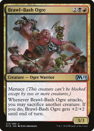 Brawl-Bash Ogre [Core Set 2019] | Fandemonia Ltd