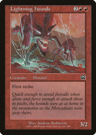 Lightning Hounds [Mercadian Masques] | Fandemonia Ltd