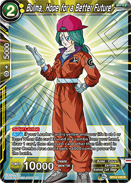 Bulma, Hope for a Better Future (Rare) [BT13-105] | Fandemonia Ltd