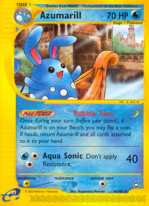 Azumarill (4/147) [Aquapolis] | Fandemonia Ltd