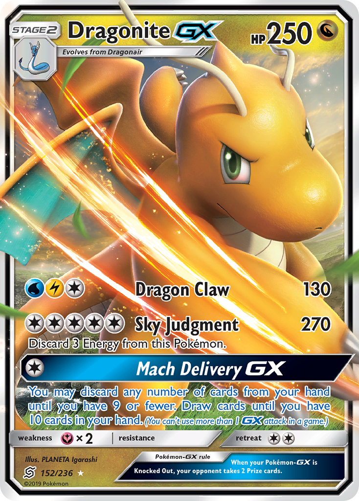 Dragonite GX (152/236) [Sun & Moon: Unified Minds] | Fandemonia Ltd