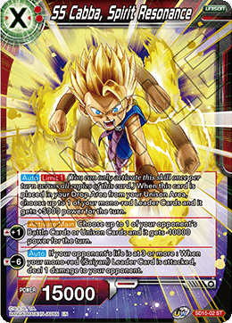 SS Cabba, Spirit Resonance (Starter Deck - Pride of the Saiyans) (SD15-02) [Cross Spirits] | Fandemonia Ltd