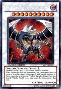 Malefic Paradox Dragon [YMP1-EN007] Secret Rare | Fandemonia Ltd