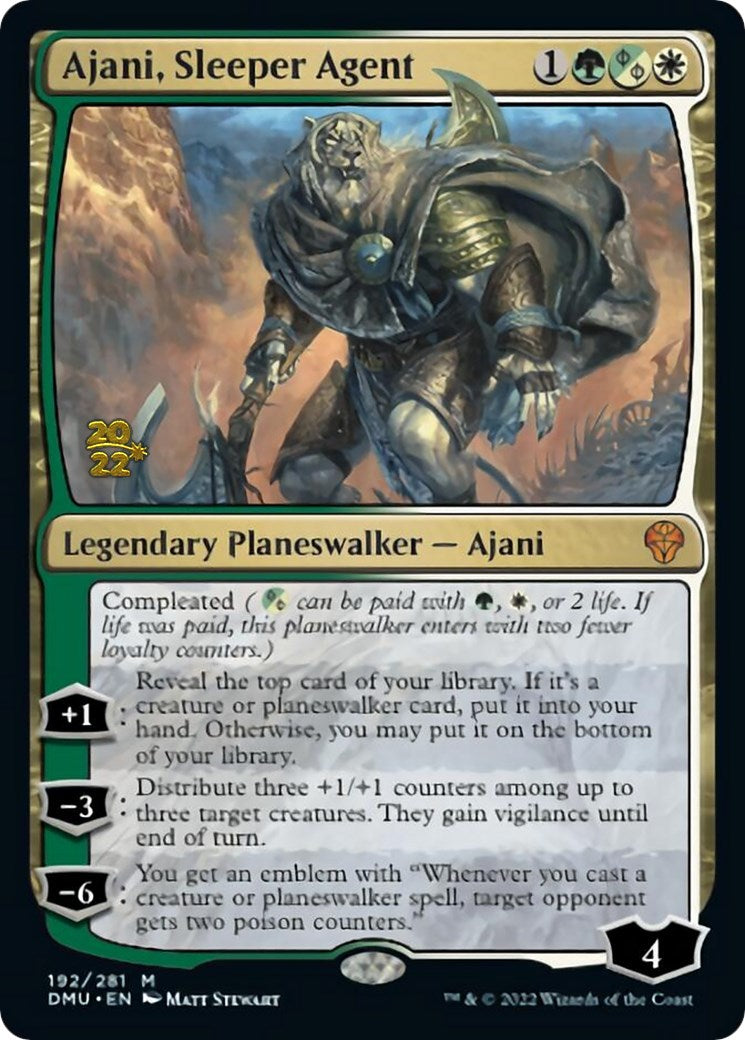 Ajani, Sleeper Agent [Dominaria United Prerelease Promos] | Fandemonia Ltd