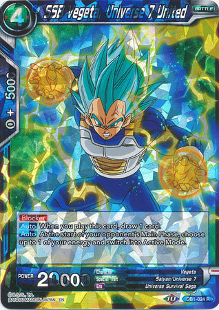 SSB Vegeta, Universe 7 United (DB1-024) [Dragon Brawl] | Fandemonia Ltd