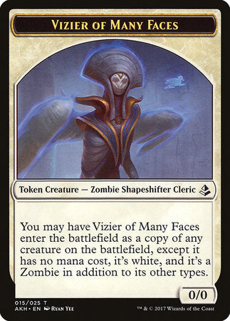 Vizier of Many Faces Token [Amonkhet Tokens] | Fandemonia Ltd