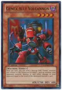 Genex Ally Volcannon [HA04-EN004] Super Rare | Fandemonia Ltd