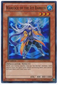 Warlock of the Ice Barrier [HA04-EN023] Super Rare | Fandemonia Ltd