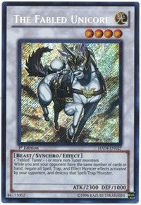 The Fabled Unicore [HA04-EN027] Secret Rare | Fandemonia Ltd