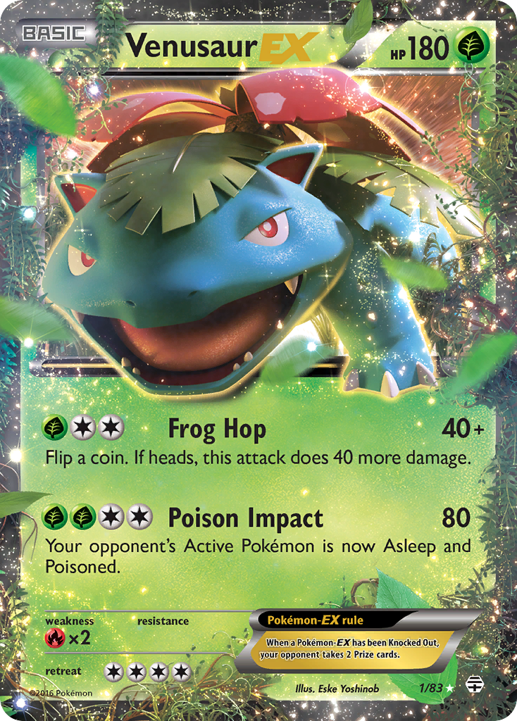 Venusaur EX (1/83) [XY: Generations] | Fandemonia Ltd